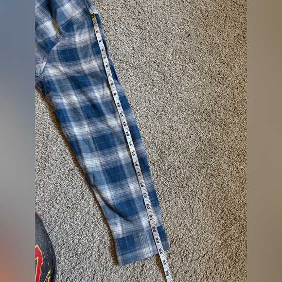 Weatherproof Blue Checkered Shirt - Picture 8 of 8